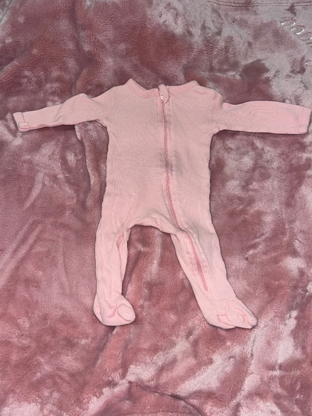 Pink footie